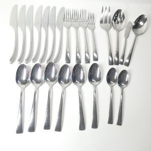 Bellasera Zwilling JA Henckels Flatware Lot 23pcs Stainless Glossy